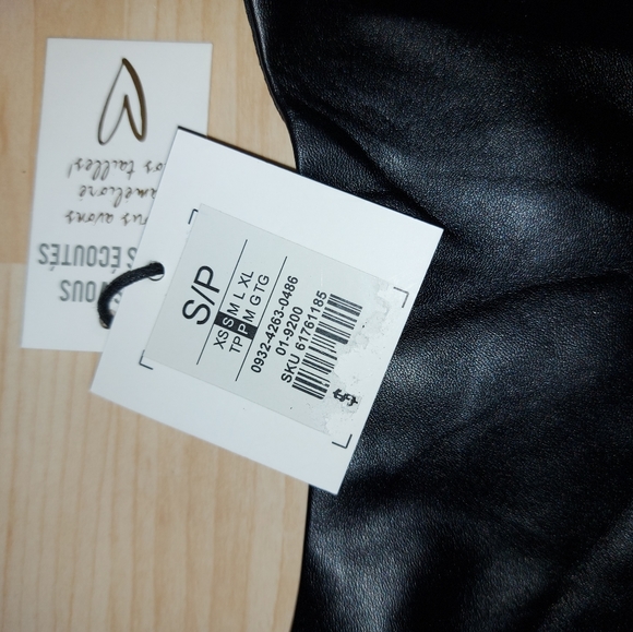 Revamped Faux Leather Dress - Picture 8 of 9